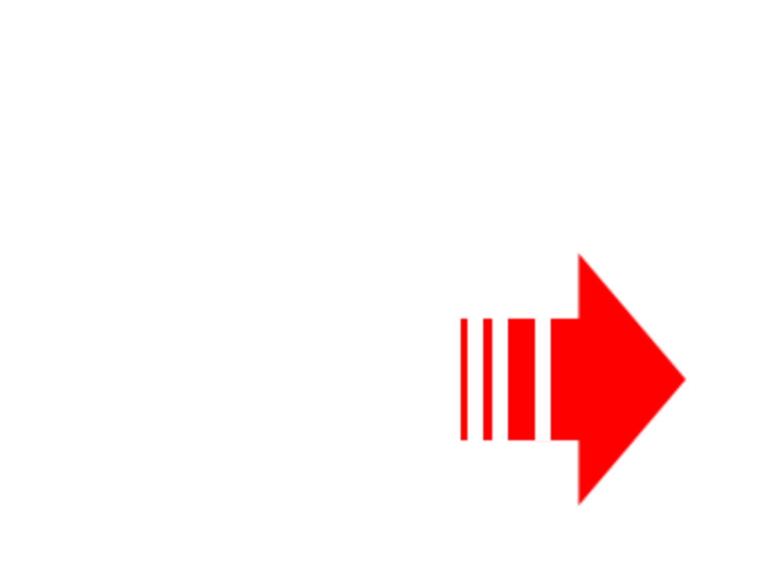 Free Powerpoint Template - Red Arrow Right Content Slide - ClipArt ...