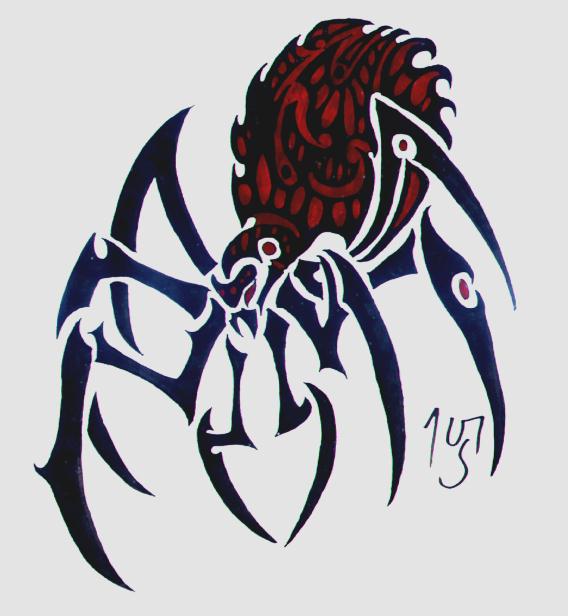 Tribal Spider