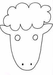 Lamb Mask Template - Quoteko.