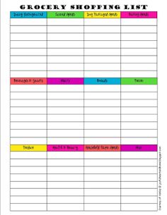Free Menu Planner Template - ClipArt Best