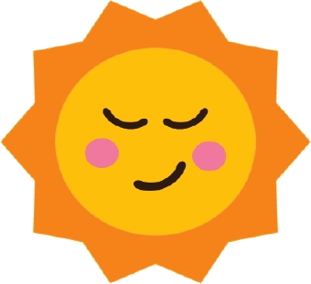 Orange Sun Clipart