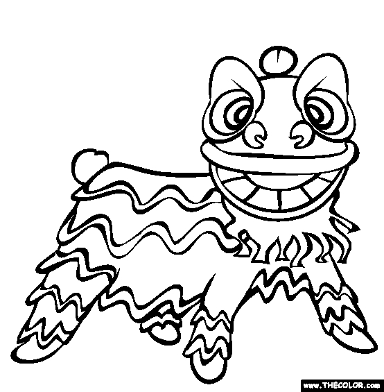 Chinese New Year Dragon Head Coloring Pages - Coolage.net