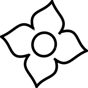 Flower White Clip Art - vector clip art online ...