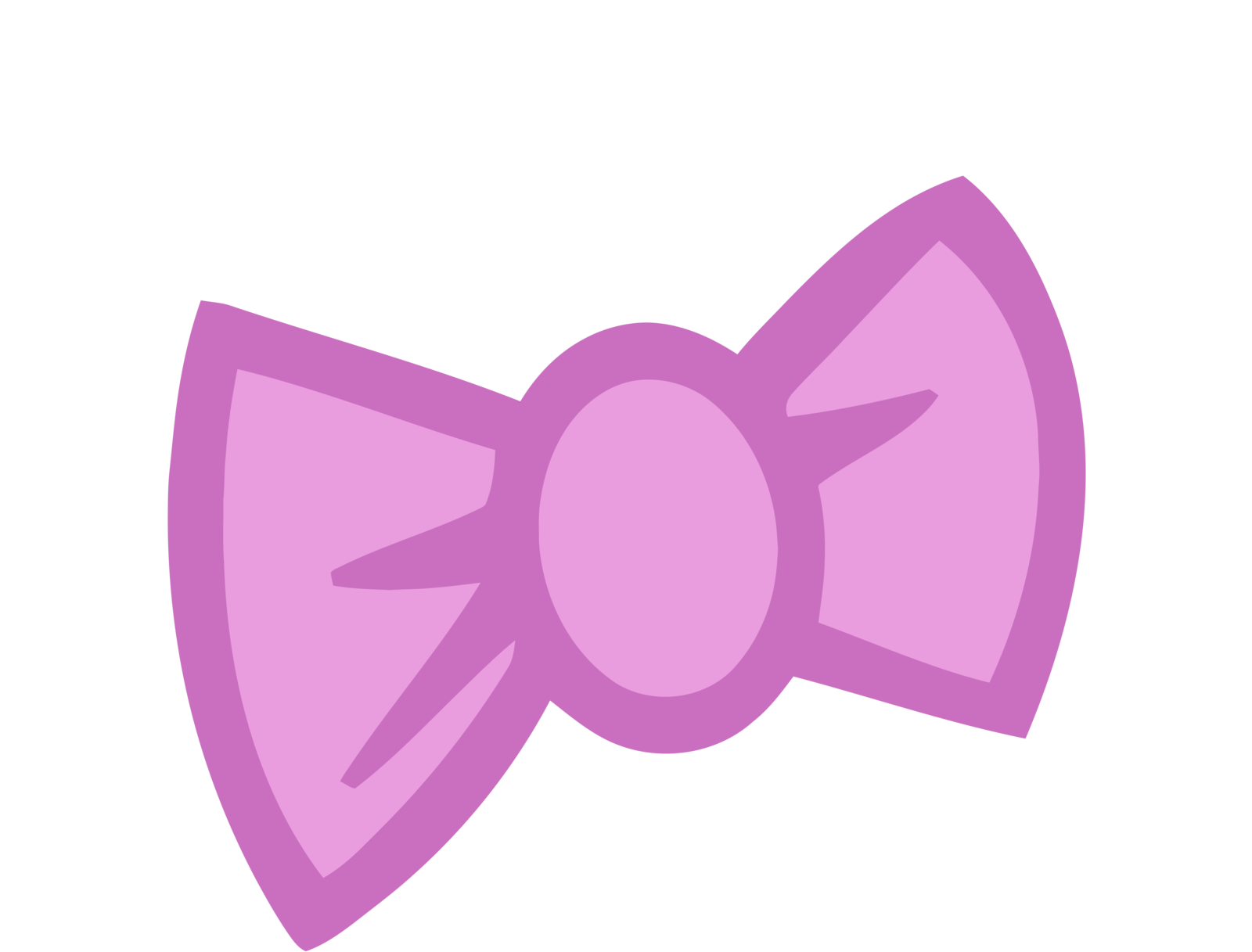 Hair Pink Bow Clipart