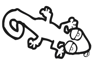 Making a digital cartoon Gecco Lizard : MWD – Wordpress Design