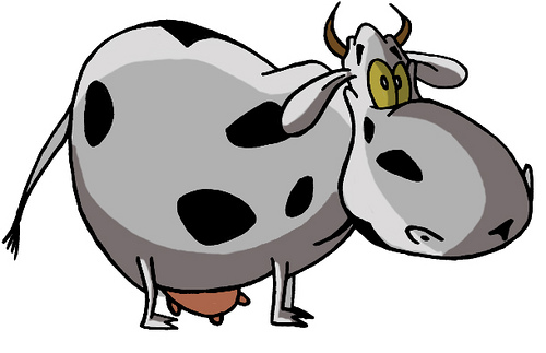 fat cartoon cow | Flickr - Photo Sharing!