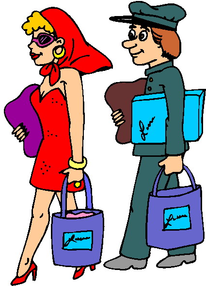 free clip art of shopping
