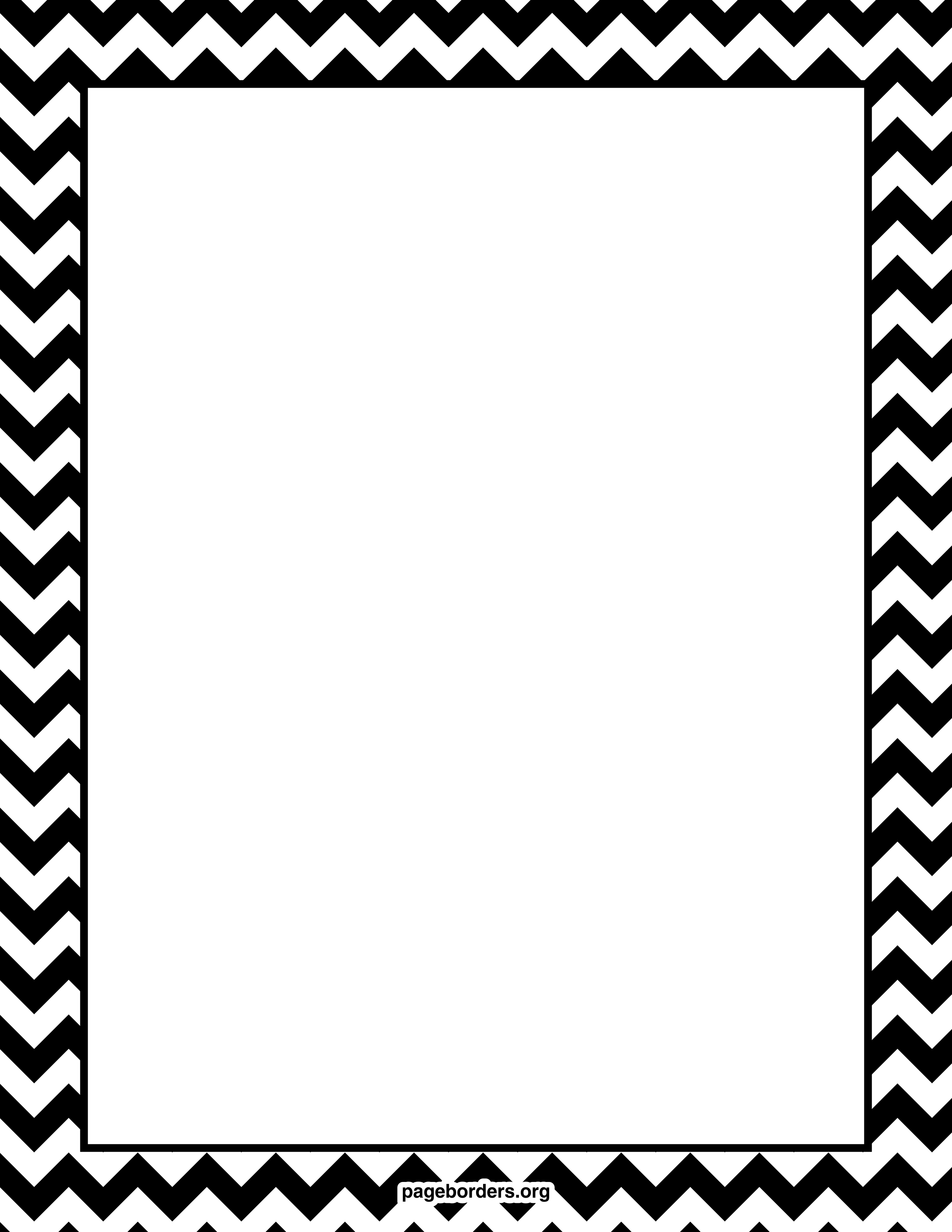 Page Border Clip Art - Tumundografico