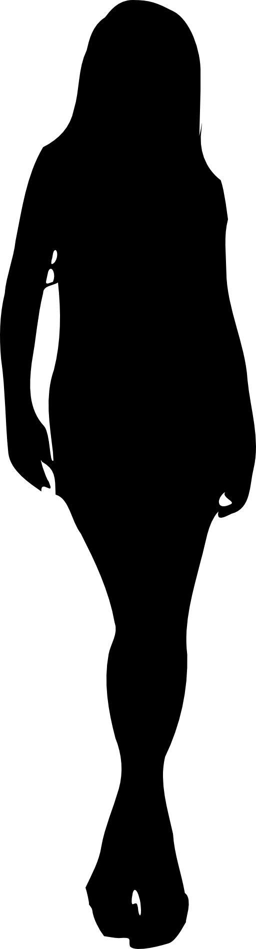 Silhouette Of Girl - ClipArt Best