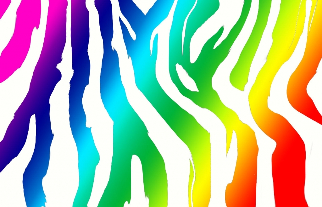 Rainbow Animal Print Wallpaper - Wallpaper Gallery