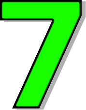 Number 7 clipart
