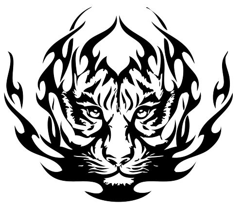 1000+ images about tribal design | Wolves, Tribal ...