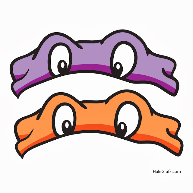 Ninja Turtle Mask Bandana Clipart