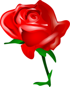 Redrose Clip Art Clip Art - vector clip art online ...