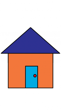 How to Draw a House, Building, Kids, Easy Step-by-Step Drawing ...