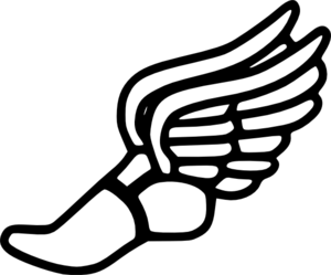 Track shoes clip art