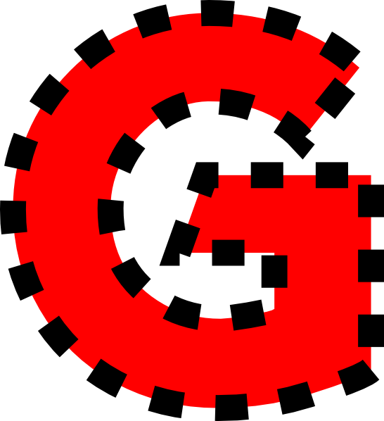 Uppercase G Clip Art - vector clip art online ...