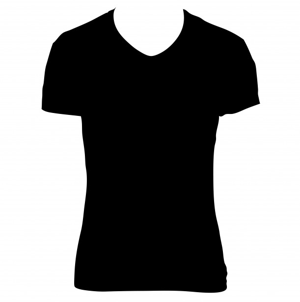 T-shirt Black And White Clipart