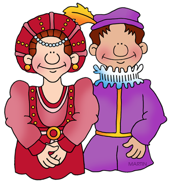 Free People of the Middle Ages Clip Art by Phillip Martin
