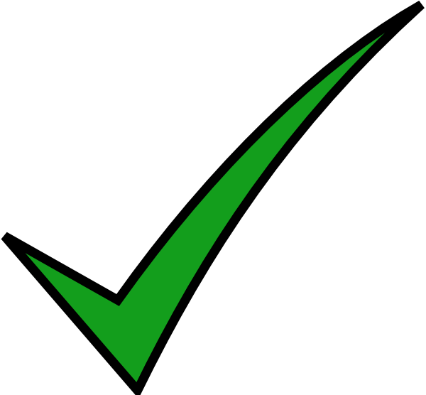 Clipart tick symbol