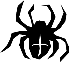 Clipart halloween spiders