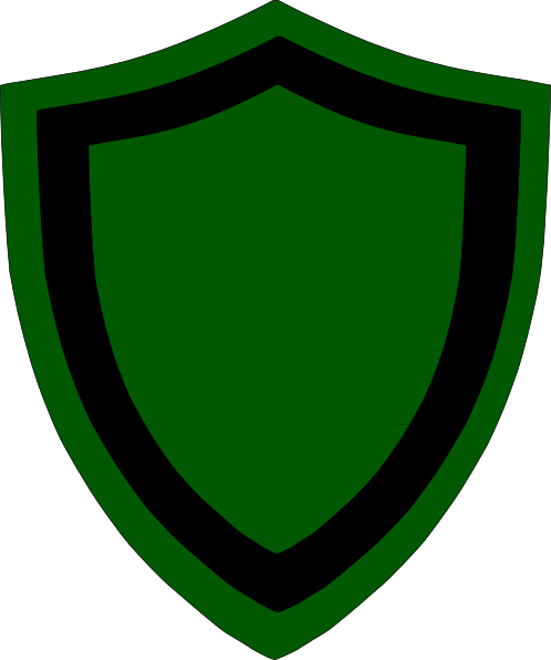 Green Black Shield Clip Art - vector clip art online ...