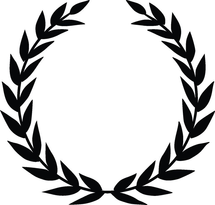 Olive wreath clipart