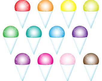 Snow Cone Clipart