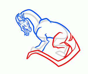How to Draw a Fire Breathing Dragon, Dragons Breathing Fire, Step ...