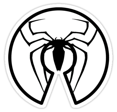 Spider-man Black And White Clipart