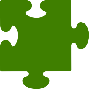 Green Puzzle Piece 2 clip art - vector clip art online, royalty ...