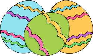 Easter eggs clipart images