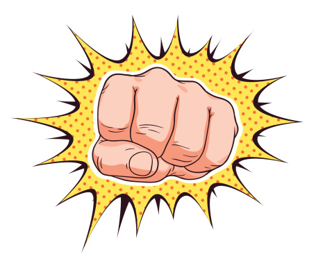 A Fist Cartoon Clip Art, Vector Images & Illustrations