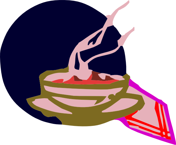 Bowl Of Hot Soup clip art Free Vector / 4Vector