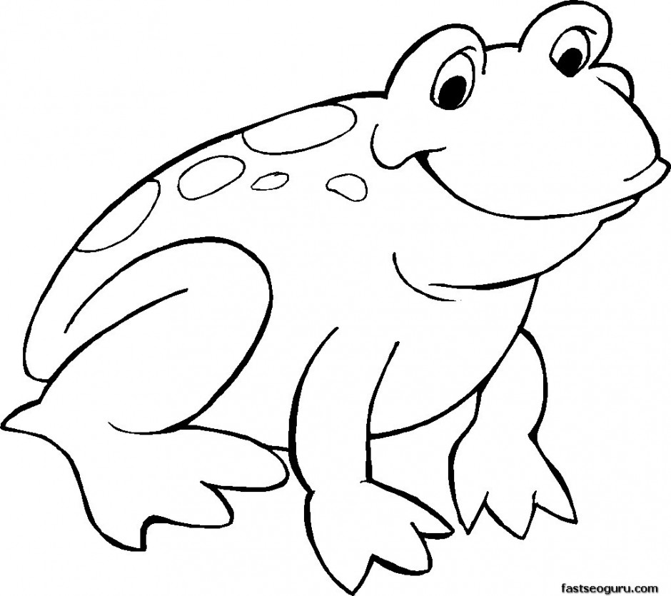 Tree Frog Outline - Free Clipart Images