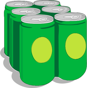 soda can drink - vector Clip Art
