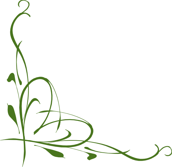 Flower Vine Border Clipart