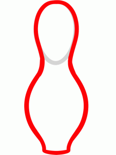 How to Draw a Pin, Bowling Pin, Step by Step, Stuff, Pop Culture ...