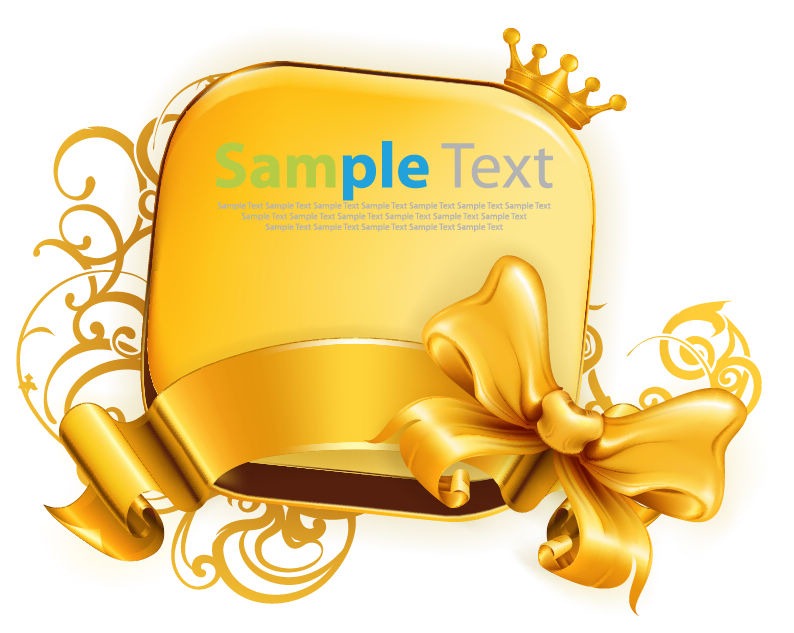 Golden Vintage Label Vector Graphic | Free Vector Graphics | All ...