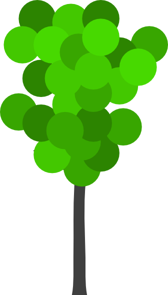 Cartoon Tree Clip Art - vector clip art online ...