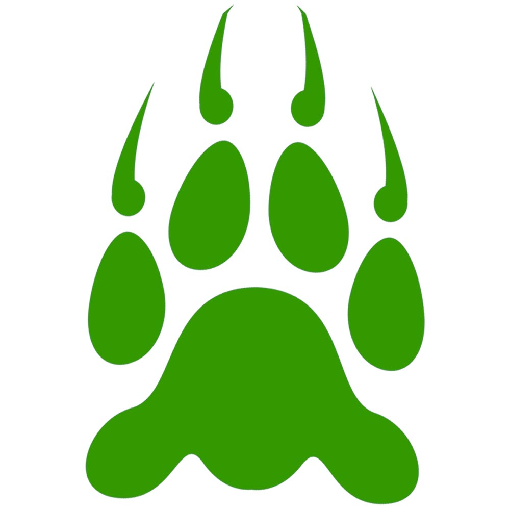 Bear Paw Print Decal Decals for Car Window Laptop Sticker Z AB ...