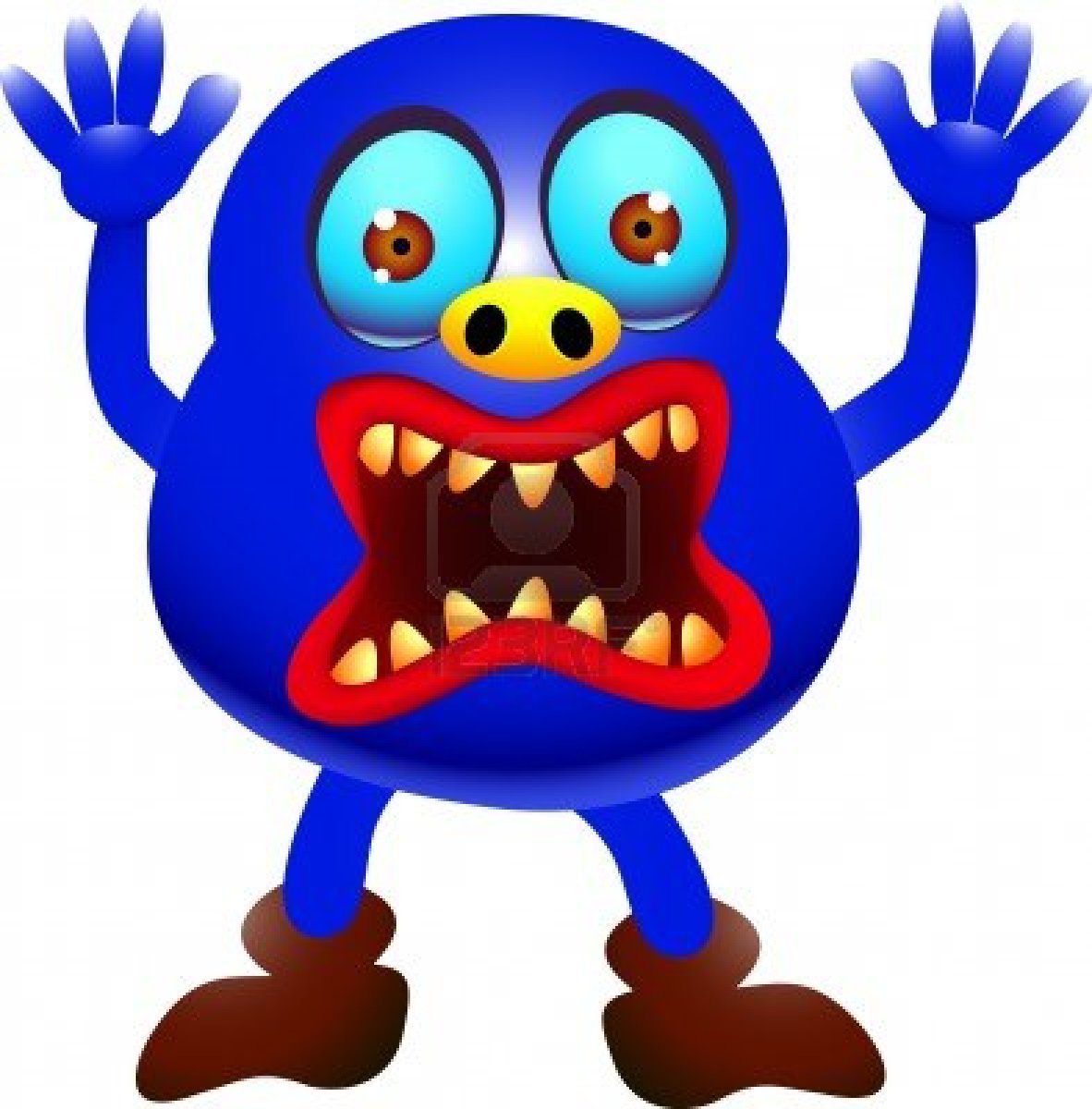 Scary Cartoon Monster - Free Clipart Images