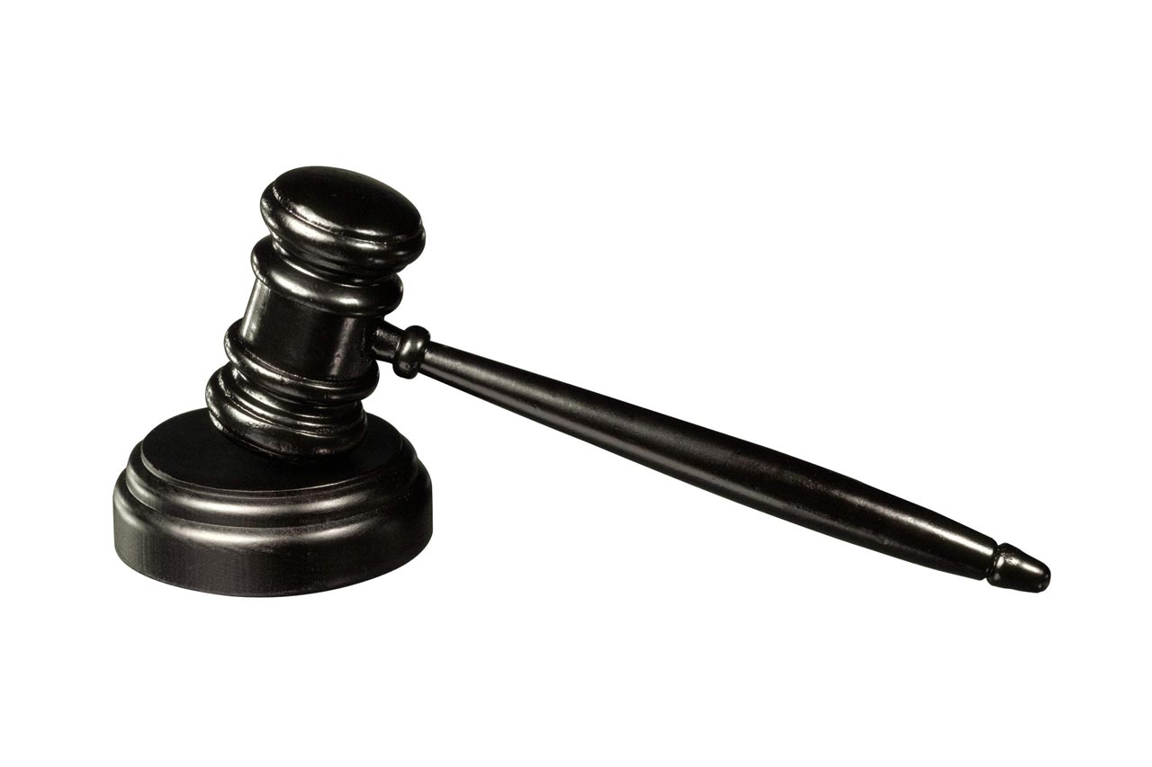 Judge With Robe And Hammer