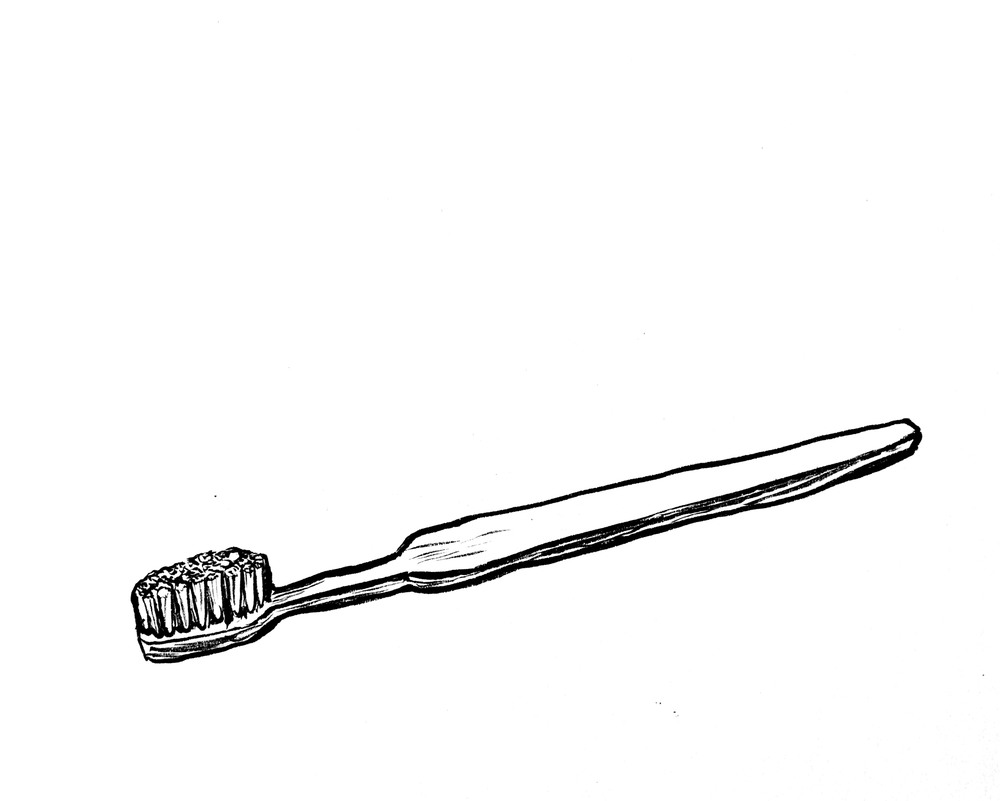 toothbrush drawing Gallery