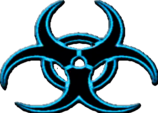 Blue Biohazard (Transparent BG) gif by siknik64 | Photobucket
