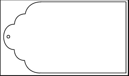 Gift Tag Outline