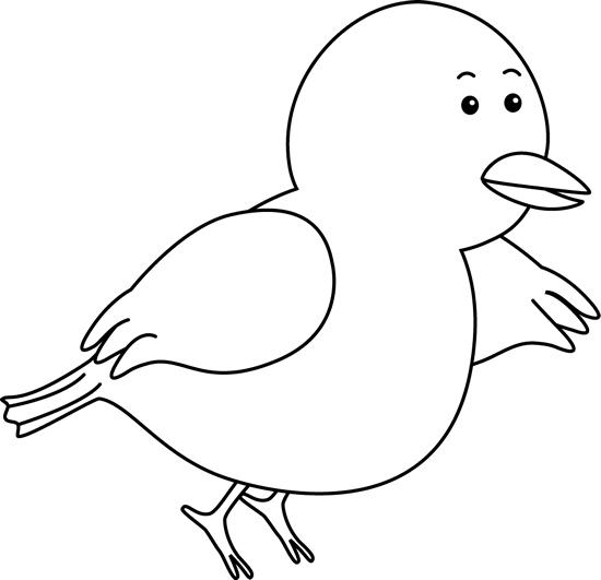 Bird Outline Clip Art