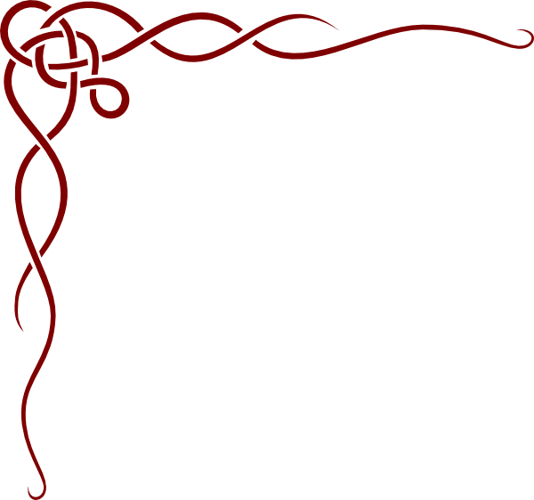 Celtic Vine-red Clip Art - vector clip art online ...