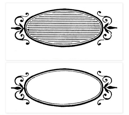 Clipart, design elements for label designing