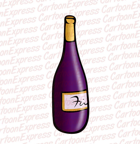cartoon wine bottle - get domain pictures - getdomainvids.com